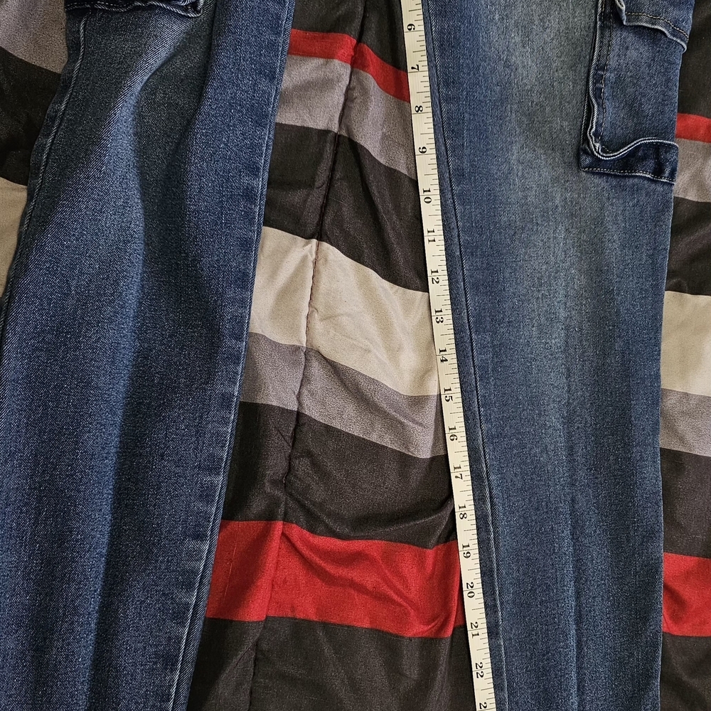 Women's Blue Cargo Slim Jeans - Unbranded - Picture 6 of 9